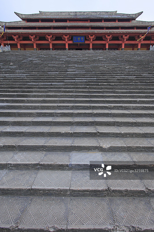 浙江横店秦王宫仿古建筑图片素材