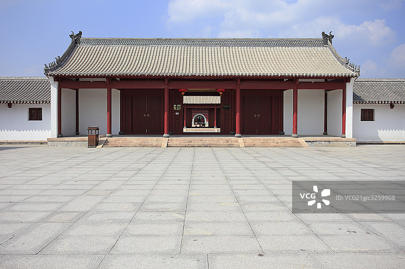 浙江横店明清建筑图片素材