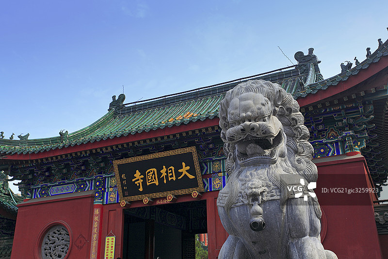 河南开封大相国寺图片素材