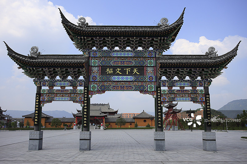 浙江横店明清建筑图片素材