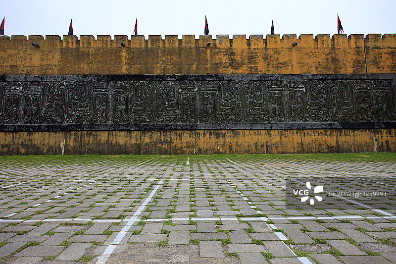浙江横店秦王宫仿古建筑图片素材