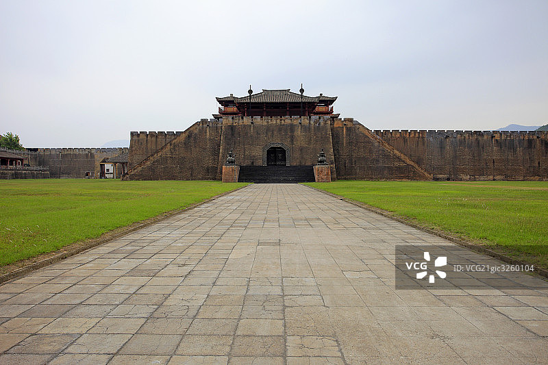 浙江横店秦王宫仿古建筑图片素材