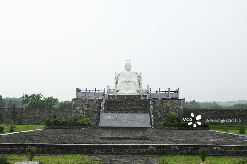 湖北钟祥,明显陵图片素材