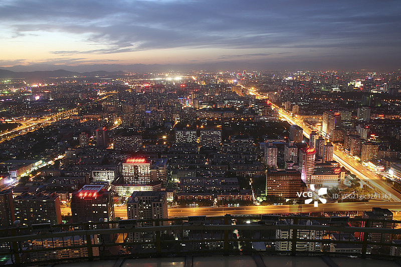 北京城市建筑夜景图片素材
