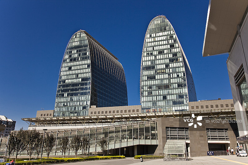 北京西直门城市风光图片素材