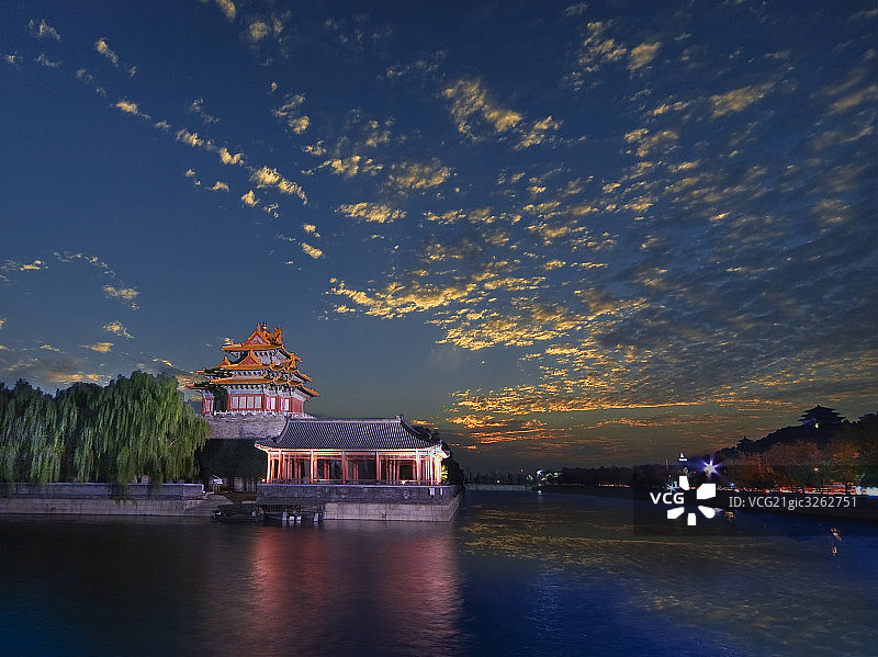 北京天安门夜景图片素材