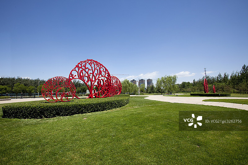 北京朝阳公园图片素材