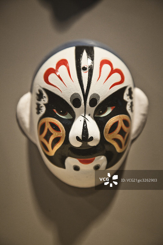 脸谱特写图片素材