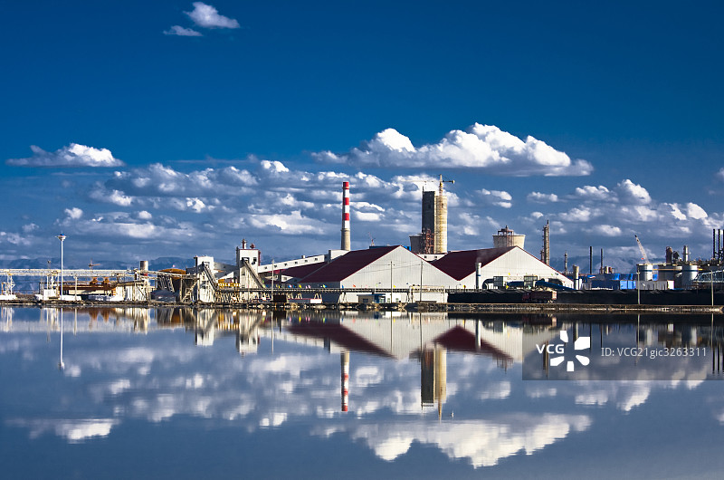 格尔木察尔汗盐湖图片素材