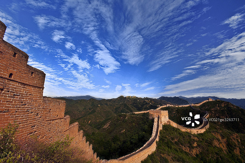 壮丽长城图片素材