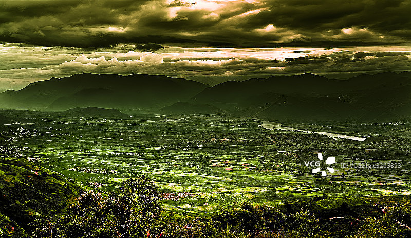 中国和顺古城图片素材