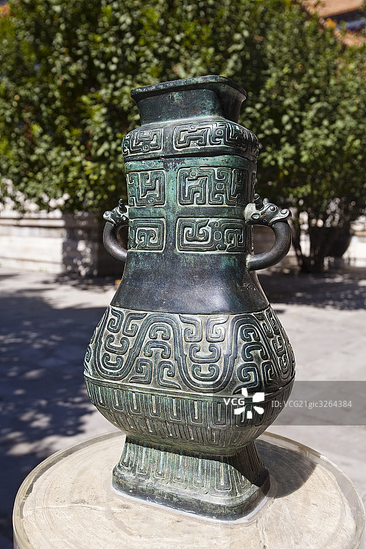 北京，颐和园，青铜器图片素材