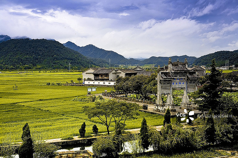 中国和顺古城图片素材