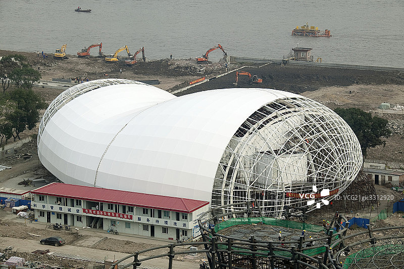 上海世博会建筑图片素材
