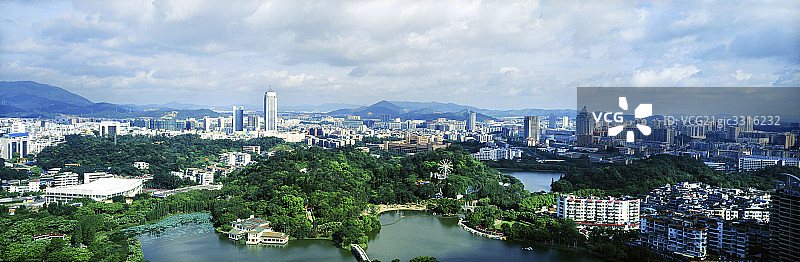 广东省江门市东湖图片素材