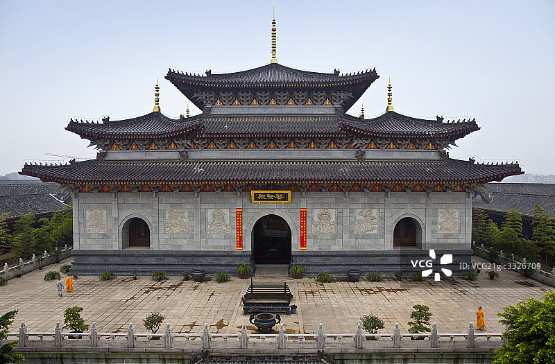 峨眉山，普贤殿图片素材