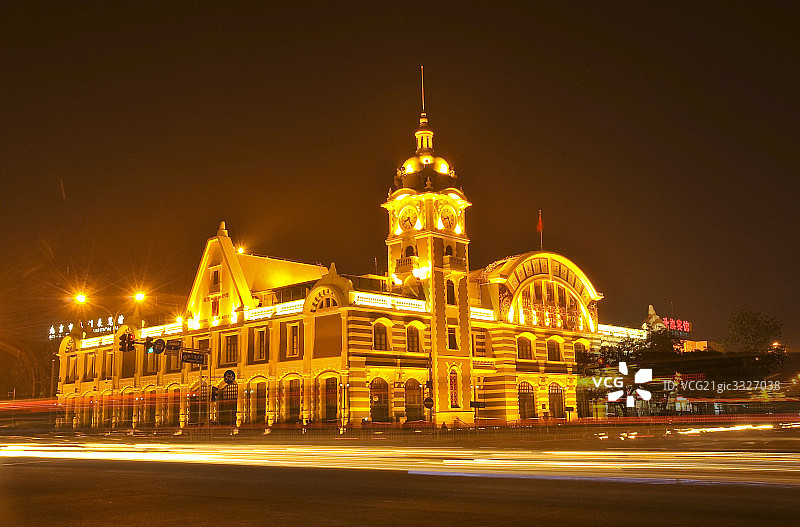 北京前门老火车站图片素材