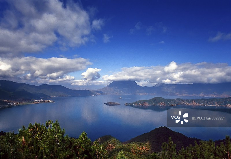 云南，泸沽湖图片素材