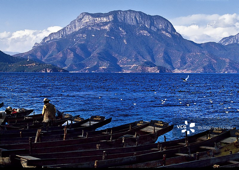 云南，泸沽湖图片素材