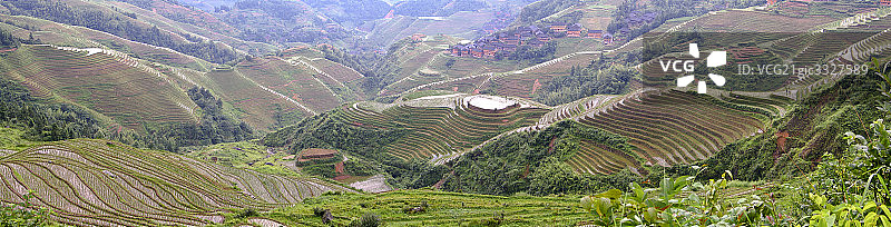 广西，桂林，龙脊梯田图片素材