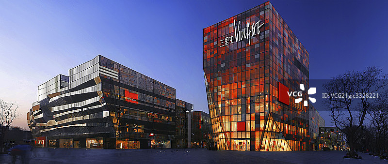 北京城市建筑夜景图片素材