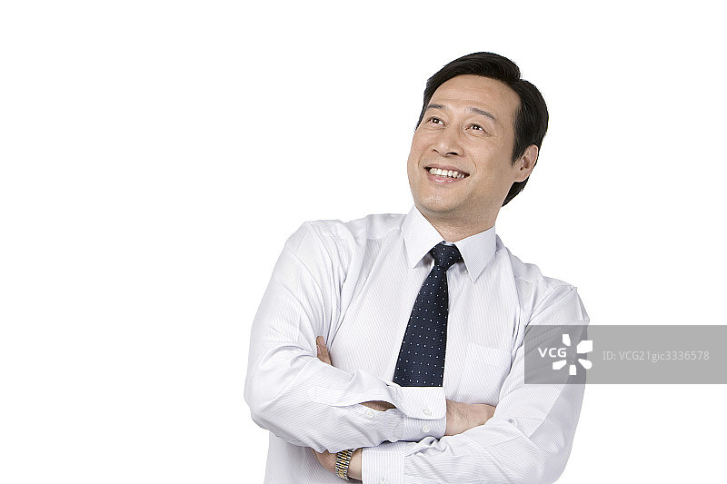 微笑的商务人士图片素材