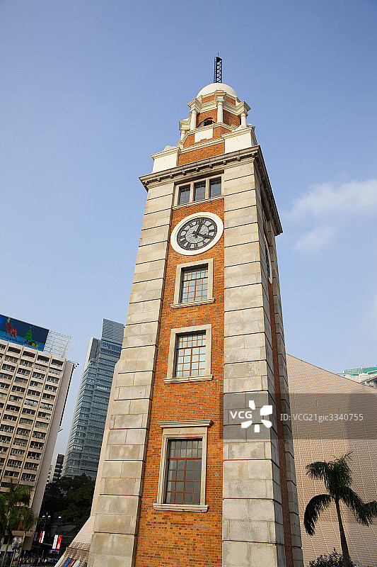 尖沙咀九龙铁路钟楼图片素材