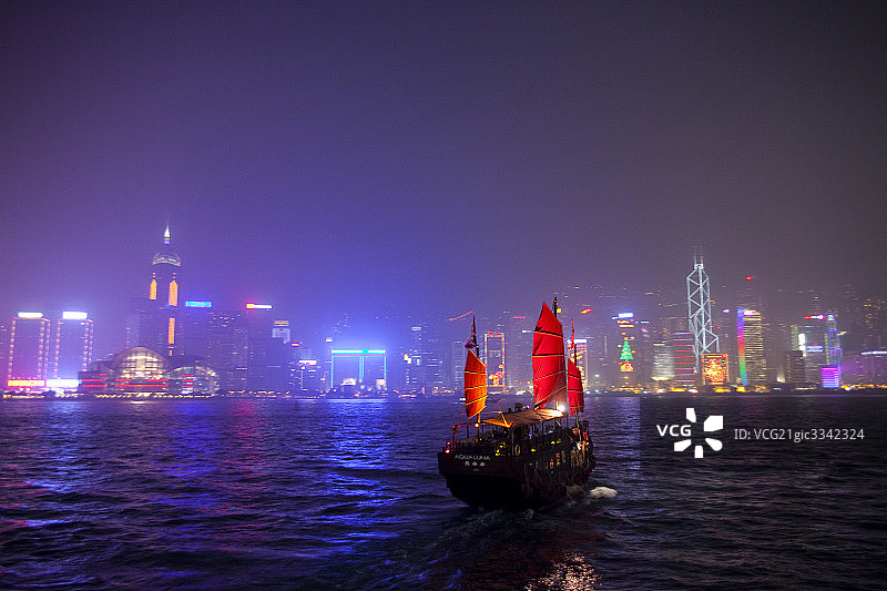 维多利亚港图片素材