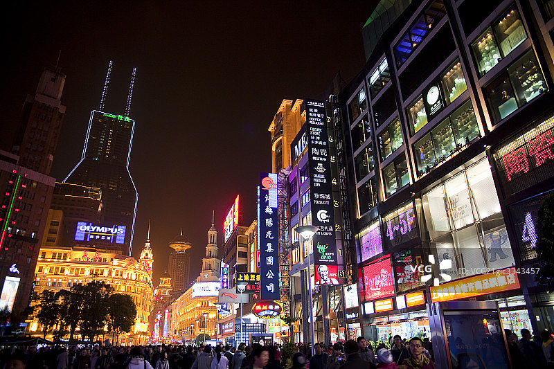 上海南京路图片素材