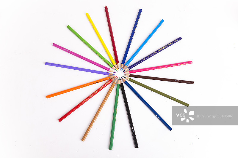彩色铅笔图片素材