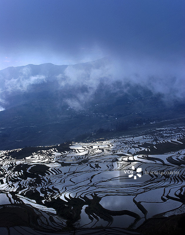 云南元阳梯田图片素材