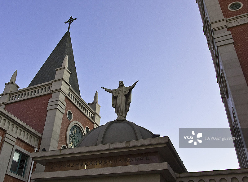 上海城市街景一瞥图片素材