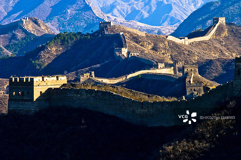 古北口长城图片素材