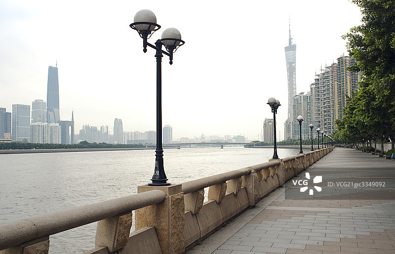 广州珠江景色图片素材