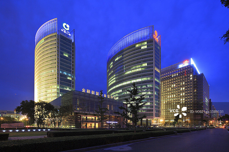 中国北京金融街图片素材