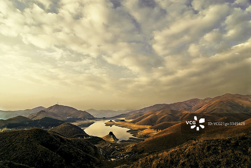 中国桂林，漓江山水图片素材