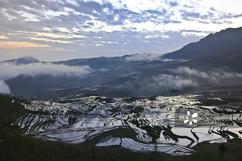 云南元阳梯田图片素材