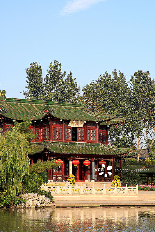 扬州瘦西湖风光图片素材