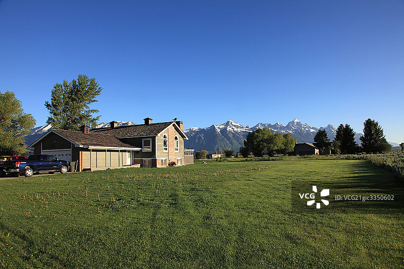 美国郊区自然风光图片素材