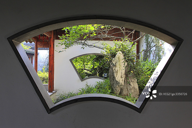 杭州古代园林郭庄图片素材