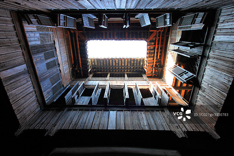 安徽歙县呈坎村图片素材