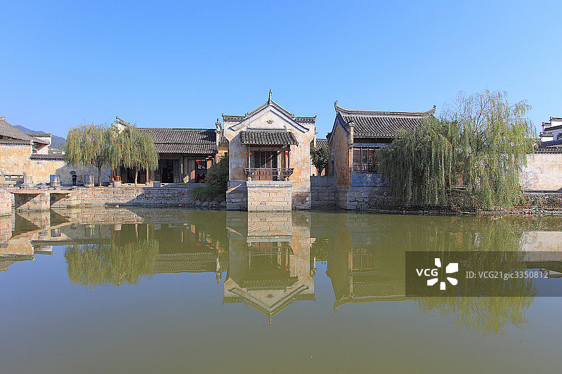 安徽歙县呈坎村图片素材