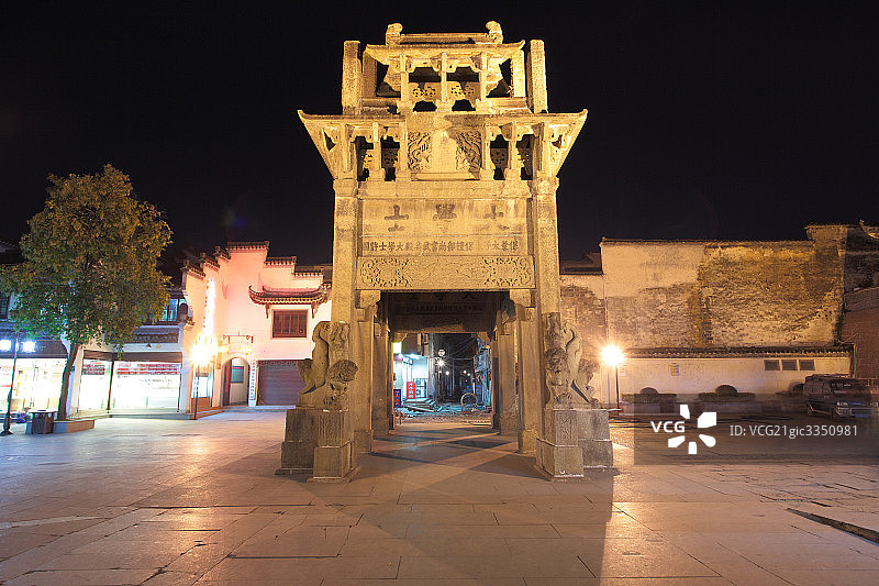 安徽歙县许国石坊图片素材