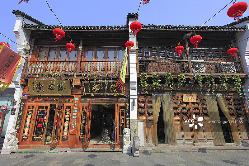 杭州河坊街街景图片素材