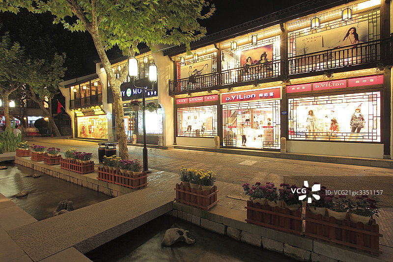 杭州河坊街街景图片素材