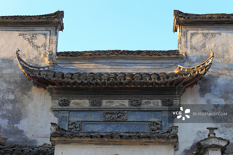 安徽黟县西递图片素材