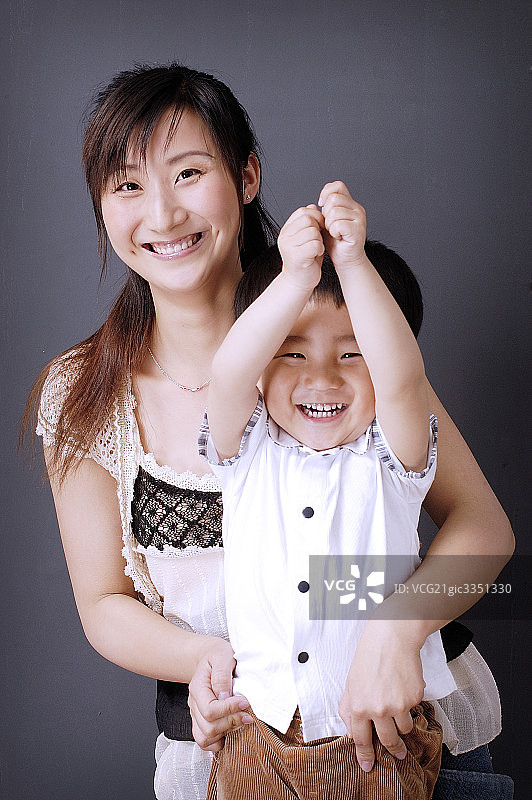 东方母子图片素材