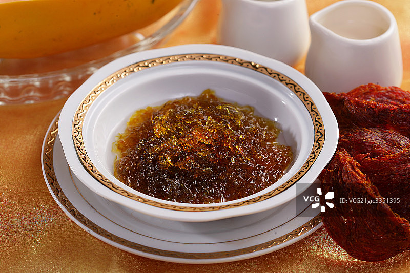 中国菜木瓜炖血燕图片素材