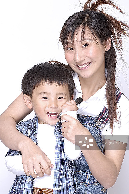 东方母子图片素材