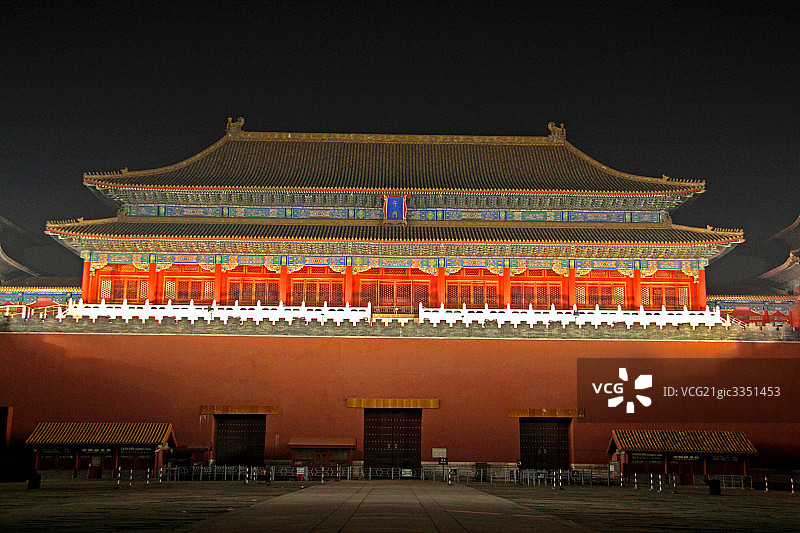 北京故宫午门图片素材